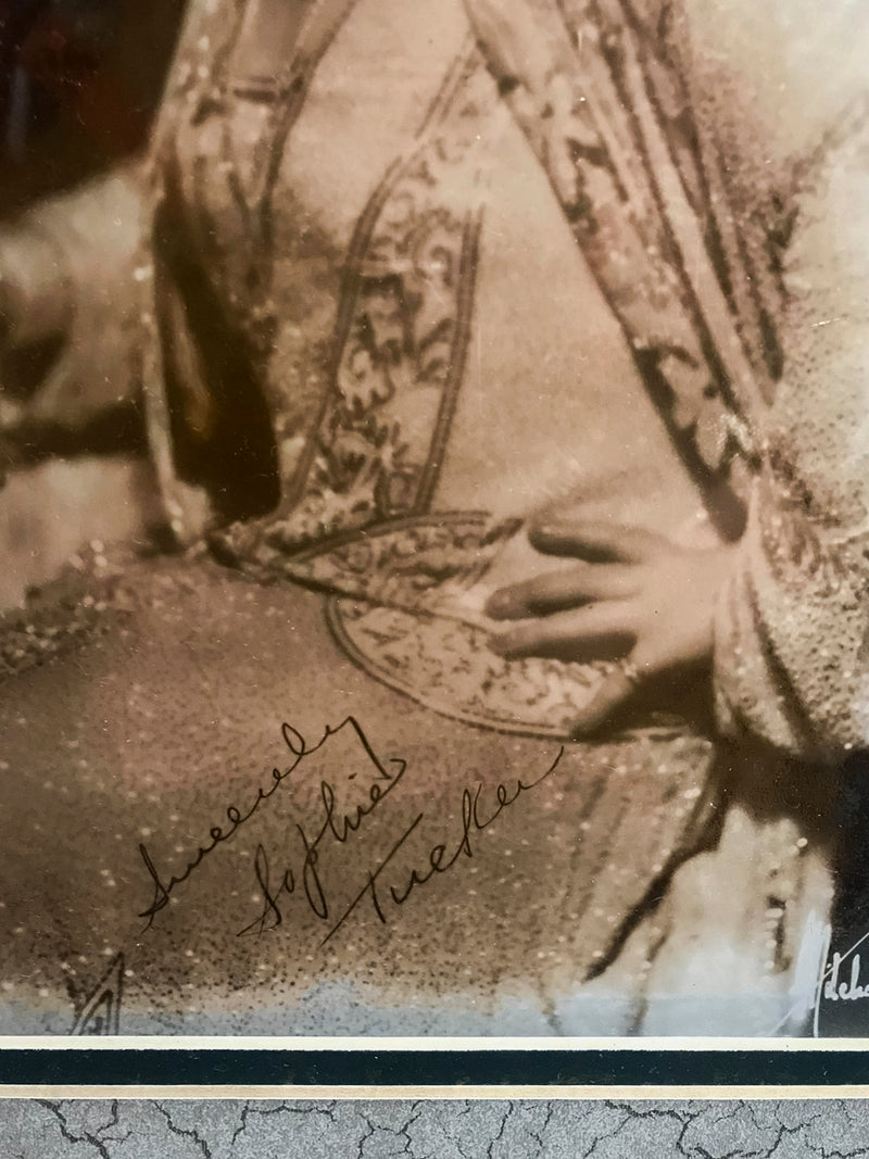 SOPHIE TUCKER Framed 1913 Handwritten Letter & Signed Photograph - $10K VALUE w/ CoA! +✓ APR 57