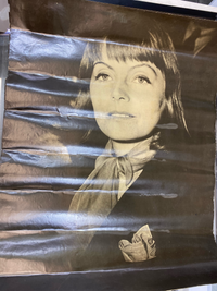 Rare Vintage Young Greta Garbo Framed Black & White Print - $1.5K Appraisal Value! APR 57