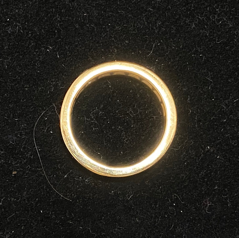 Unique Designer Solid Yellow Gold 7-Diamond Channel-Set Ring - $15K Appraisal Value w/CoA} APR57