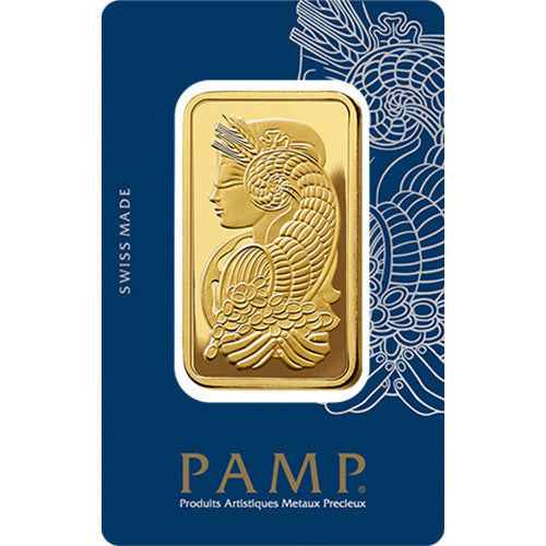 50 Gram PAMP Suisse Fortuna Veriscan Gold Bar (New, w/ Assay) APR 57