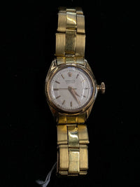 ROLEX Vintage 1940s Oyster Precision Movement 18K Yellow Gold Lady’s Watch $30K Appraisal Value! ✓ APR 57