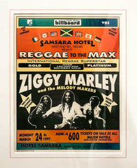 ZIGGY MARLEY and the Melody Makers Samsara Hotel Vintage 1997 Concert Flyer - $600 APR w/ CoA! ✓ APR 57