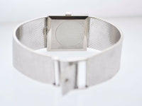 PATEK PHILIPPE Ultra Thin 18K White Gold Wristwatch w/ Original Silk Style Bracelet! -$60K Appraisal Value w/ CoA! ^ APR 57
