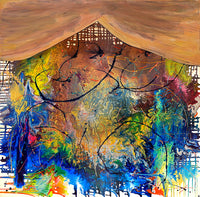 NEIL KERMAN "Weather Tent" Acrylic on Canvas - $24K Appraisal Value! APR 57