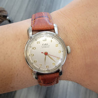 ESKA Men's Mechanical Watch from 1940's w/ Jumbo Tear Crop Designer Lugs - $6K APR Value w/CoA! APR57