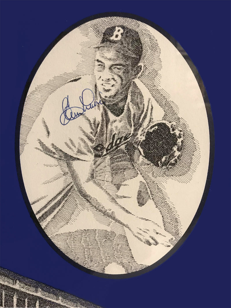 MURRAY TINKELMAN "The Boys of Summer" Brooklyn Dodgers 1956 Signed Lithograph - $4K APR Value w/ CoA! +✓ APR 57
