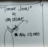 Jim Devine “Tommy John” 1980 Signed Lithograph on Paper - $3K APR Value w/ CoA! + APR 57