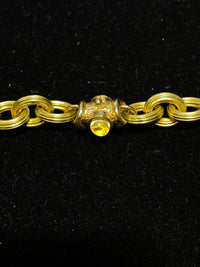 Bvlgari-Style 18K Yellow Gold Bracelet with 14 Gemstones - $13K Appraisal Value w/ CoA! APR 57