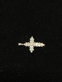 Very Intricate Designer’s SWG  w 30 Diamonds Cross Pendant w $6K COA !!!} APR 57