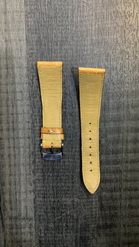 ZENITH Tan Padded Crocodile Leather Watch Strap - $600 APR VALUE w/ CoA! ✓ APR 57