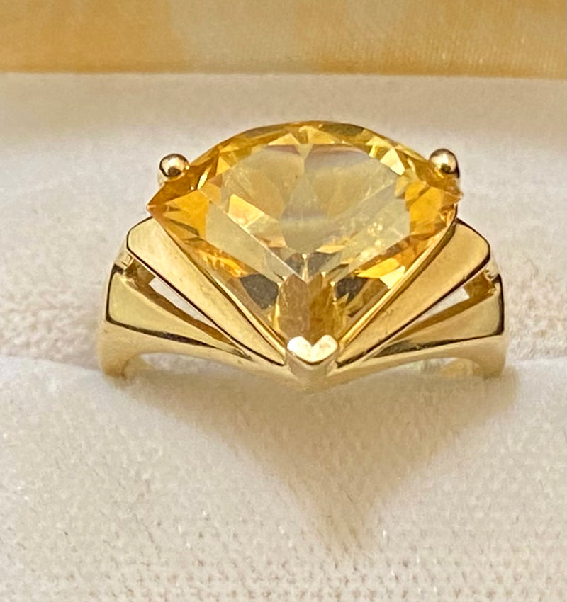 $865 Cushion London Blue Topaz Engagement Ring 1.5mm Diamond Halo 14k yellow  gold