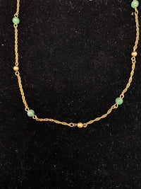 1930’s Antique GT Jade style Bead Necklace $1.5K Appraisal Value w/ CoA! APR 57