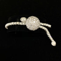 INCREDIBLE Platinum Adjustable Bracelet with 120-Diamonds! - $100K Appraisal Value w/ CoA! APR 57