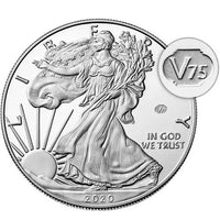 2020-W 1 oz Proof End of WWII 75th Anniversary American Silver Eagle Coin (Box + CoA) APR 57