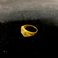 1920’s Antique Design 18K Yellow Gold Signet Ring - $1.5K Appraisal Value w/CoA} APR 57