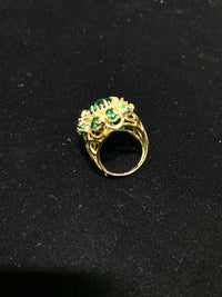 1940’s Antique Solid Yellow Gold with Emerald Style Ring - $6K Appraisal Value w/CoA} APR 57