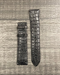 CARTIER Black Alligator Padded Watch Strap  - $800 APR VALUE w/ CoA! ✓ APR 57