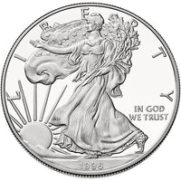 1996-P 1 oz Proof American Silver Eagle Coin (Box + CoA) APR 57