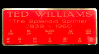 Ted Williams Vintage Autographed 1950s Color Photograph -  $1.5K Appraisal Value! APR 57