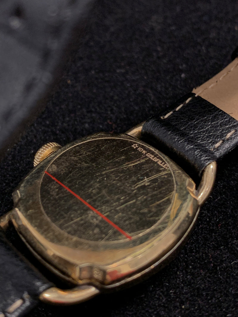 HAMDEN Anti-Magnetic 10K Gold Filled Wristwatch w/ Curvex Case - $6K APR Value w/ CoA! APR 57