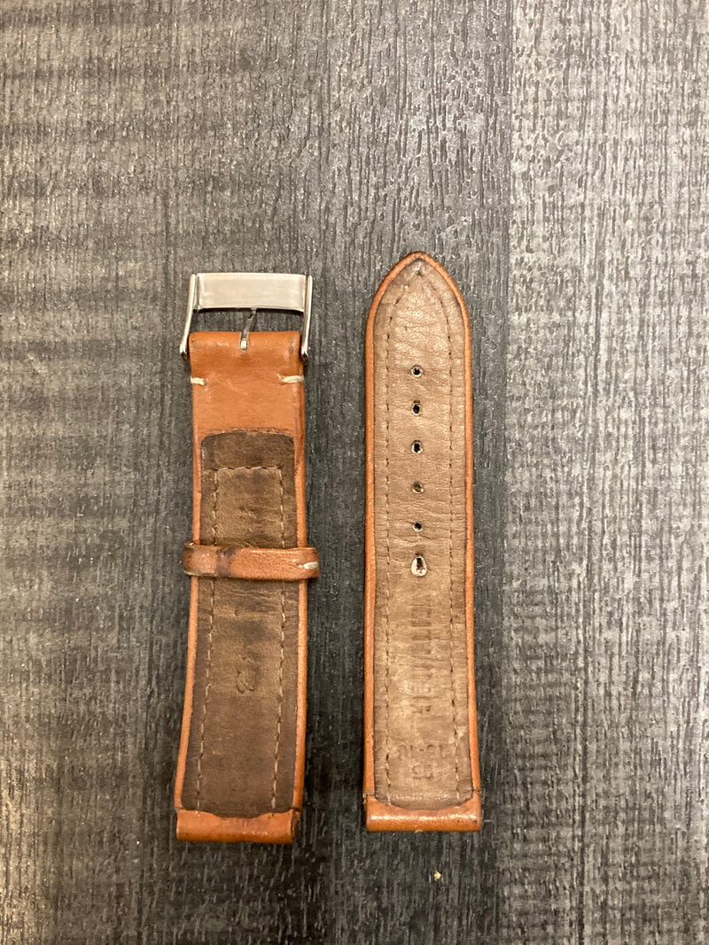 BREITLING Brown Leather Watch Strap - $600 APR VALUE w/ CoA! ✓ APR 57
