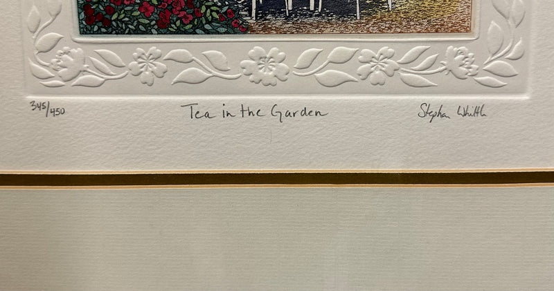 “Tea in the Garden” Stephen Whittle Limited Edition - APR $40K w/ CoA! APR57