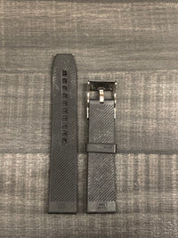BREITLING Black Rubber Watch Strap  - $400 APR VALUE w/ CoA! ✓ APR 57