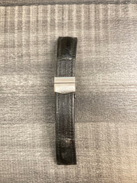 TAG HEUER Black Leather Padded Watch Strap for Deployment - $600 APR VALUE w/ CoA! ✓ APR 57