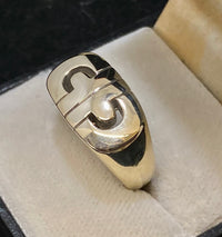 BVLGARI Vintage Design 18K White Gold Parentesi Ring - $6K Appraisal Value w/CoA} APR57
