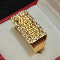 Designer Solid Yellow Gold with 20 Diamonds "John" Ring - $7K Appraisal Value w/CoA} APR57