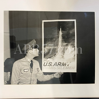 Extremely Rare B&W Photo of Elvis Presley Promoting U.S. Army in Uniform - $1.5K APR Value w/ CoA! APR 57