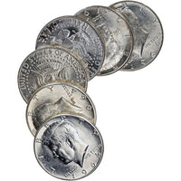 90% Silver Kennedy Half Dollars ($10 Tube, Circulated) APR 57