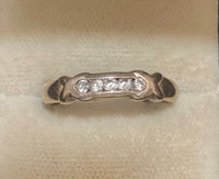 Beautiful Unique Sterling Silver with Diamond Crystal Ring - $800 Appraisal Value w/CoA} APR57