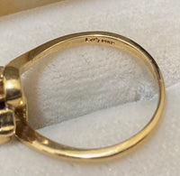 Unique Designer's Solid Yellow Gold with Diamond & Sapphire Ring - $6K Appraisal Value w/CoA} APR57
