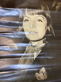 Rare Vintage Young Greta Garbo Framed Black & White Print - $1.5K Appraisal Value! APR 57
