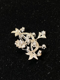 1920’s European Design SWG 40 Diamonds Chandelier Motif Brooch/Pin w $20K COA !} APR 57