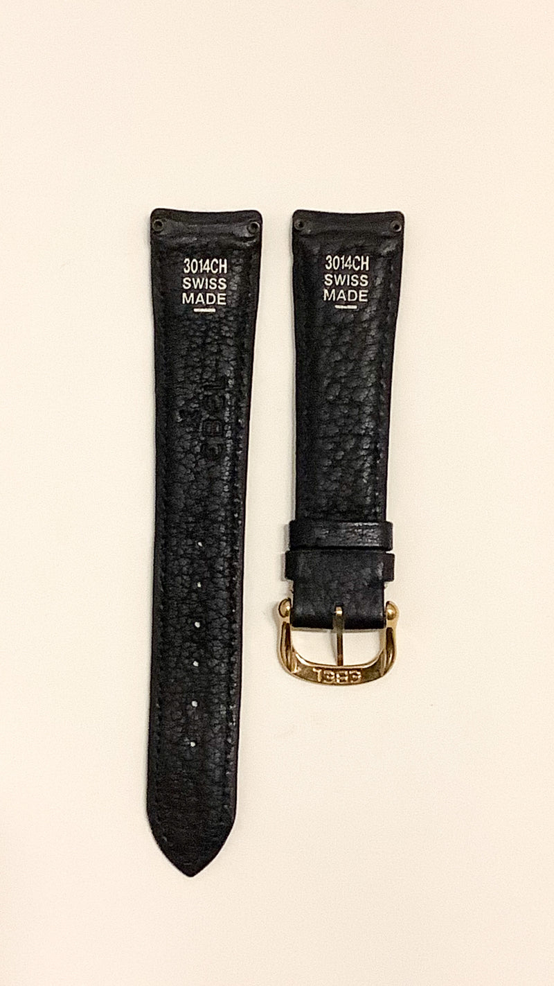 EBEL Black Leather Watch Strap for Screw Lugs - $600 APR VALUE w/ CoA! ✓ APR 57