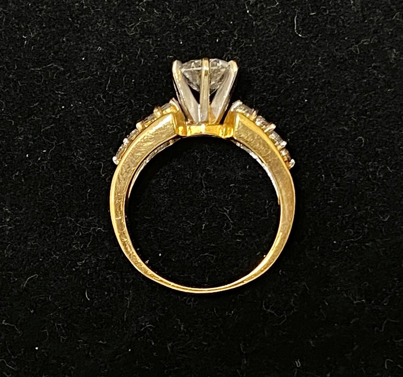 High-End Designer 18K Yellow Gold & Diamond Accent Ring - $50K Appraisal Value w/CoA} APR57