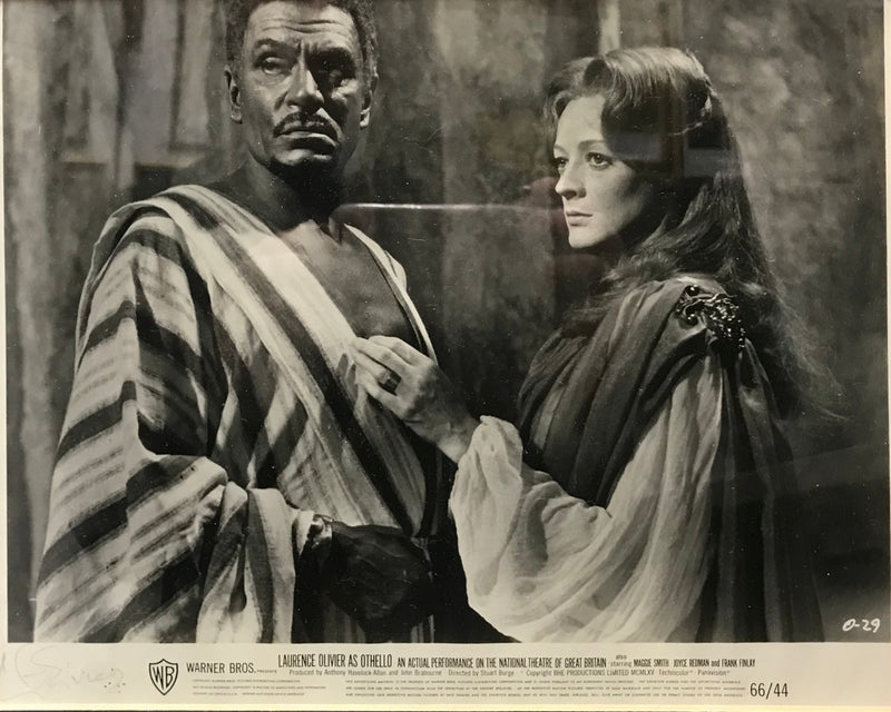 LAURENCE OLIVIER Autographed Photo for 1965, Warner Brother's film "Othello" - $6K Value! APR 57