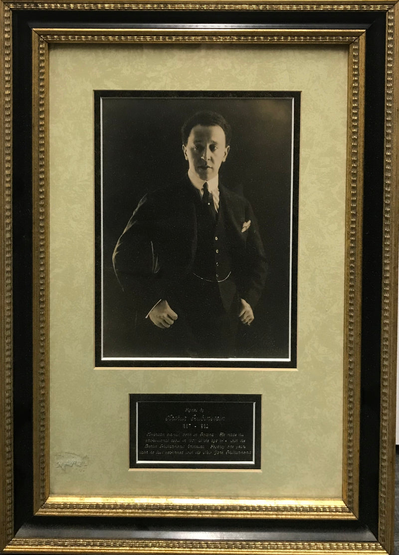 Arthur Rubinstein Autographed Photo, with Inscription, 1928 - APR $10 Value* APR 57