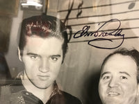 ELVIS PRESLEY Signed Photo Backstage at the Ed Sullivan Show, 1957 - APR $10K Value!* APR 57