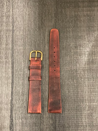 BULOVA Dark Red Satin on Leather Women's Watch Strap - $350 APR VALUE w/ CoA! ✓ APR 57
