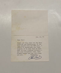 ELVIS PRESLEY 1977 Signed Letter to Neil Rockoff - $10K APR Value w/ CoA! Apr57