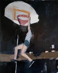 MARK TENNANT "Basket" Oil on Canvas APR 57