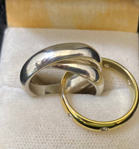 Cartier-style 18K Yellow & White Gold Trinity Ring - $6K Appraisal Value w/CoA} APR57