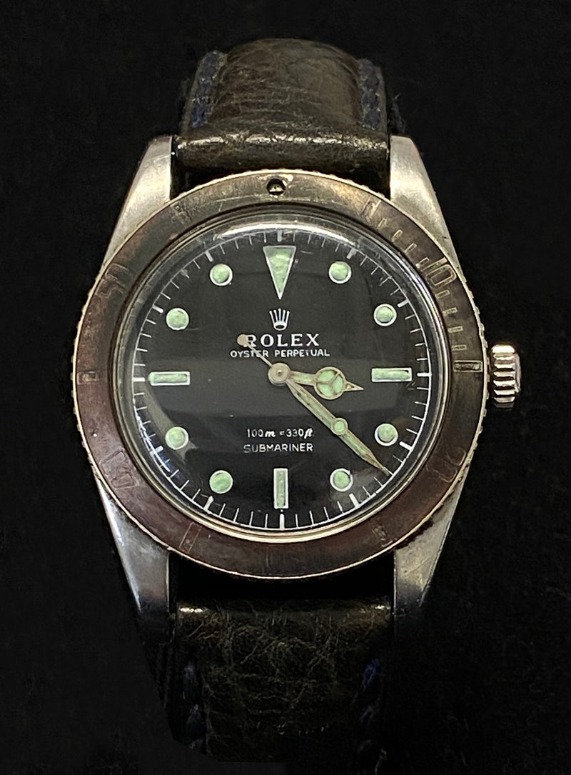 ROLEX Very First Edition Submariner from 1957 Ref. #6536 Incredible Collector's Piece - $130K Appraisal Value! ✓ APR 57