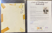 Babe Ruth Extremely Rare Signed Gem Mint Vintage Photo PSA cert. CoA- $60K APR!! APR 57
