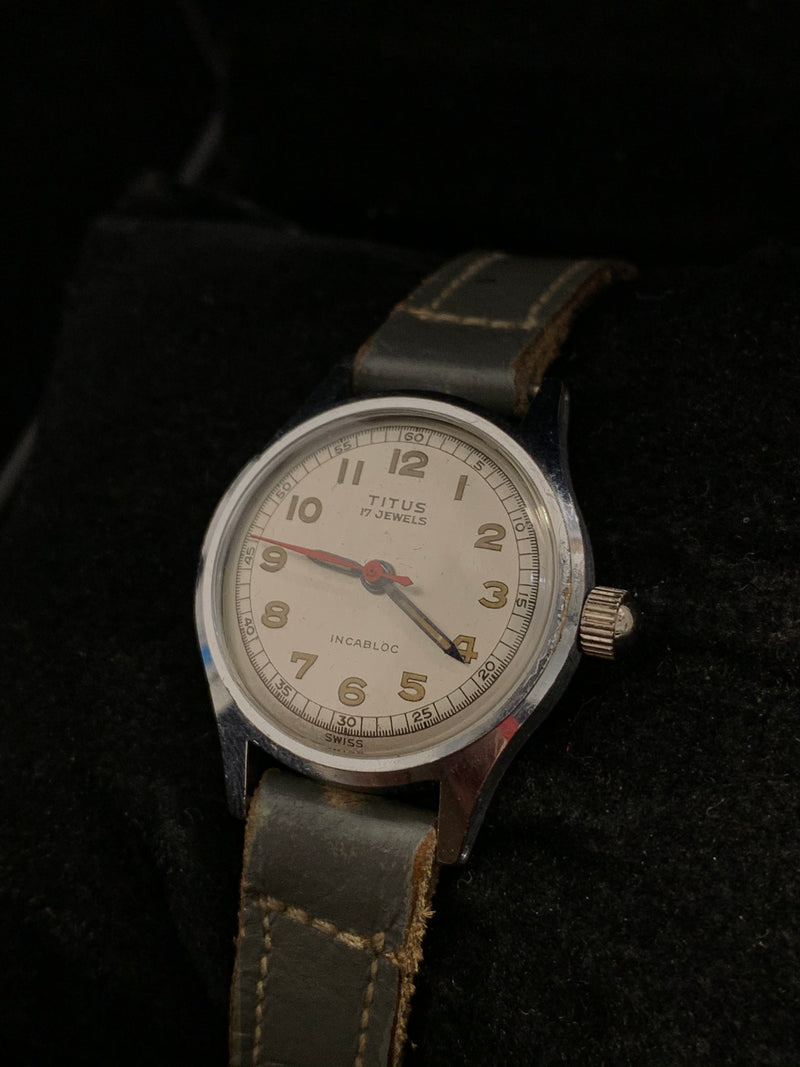 TITUS 27-Jewel Incabloc Vintage c. 1940s Ladies Wristwatch - $3K APR Value w/ CoA! APR 57