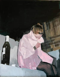 MARK TENNANT "Cold Pink" Oil on Canvas APR 57
