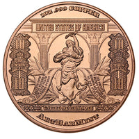 1 oz $10 Banknote Copper Round (New) APR 57
